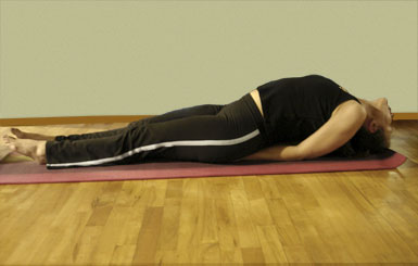 Ruth in Fish Pose