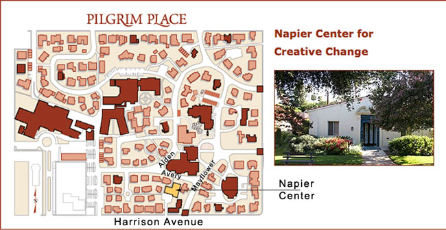 map to Pilgrim Place