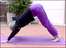 Nancy Wen in Crow position